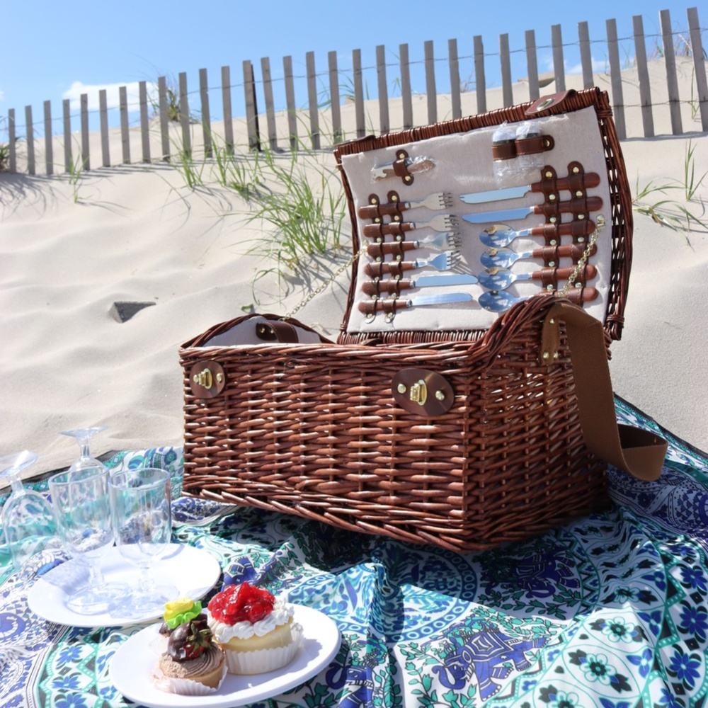 Host Pick! 🎉 Bohemian Beach Throw, Tablecloth & Cover in One Blue Combo & Teal - Picture 6 of 16